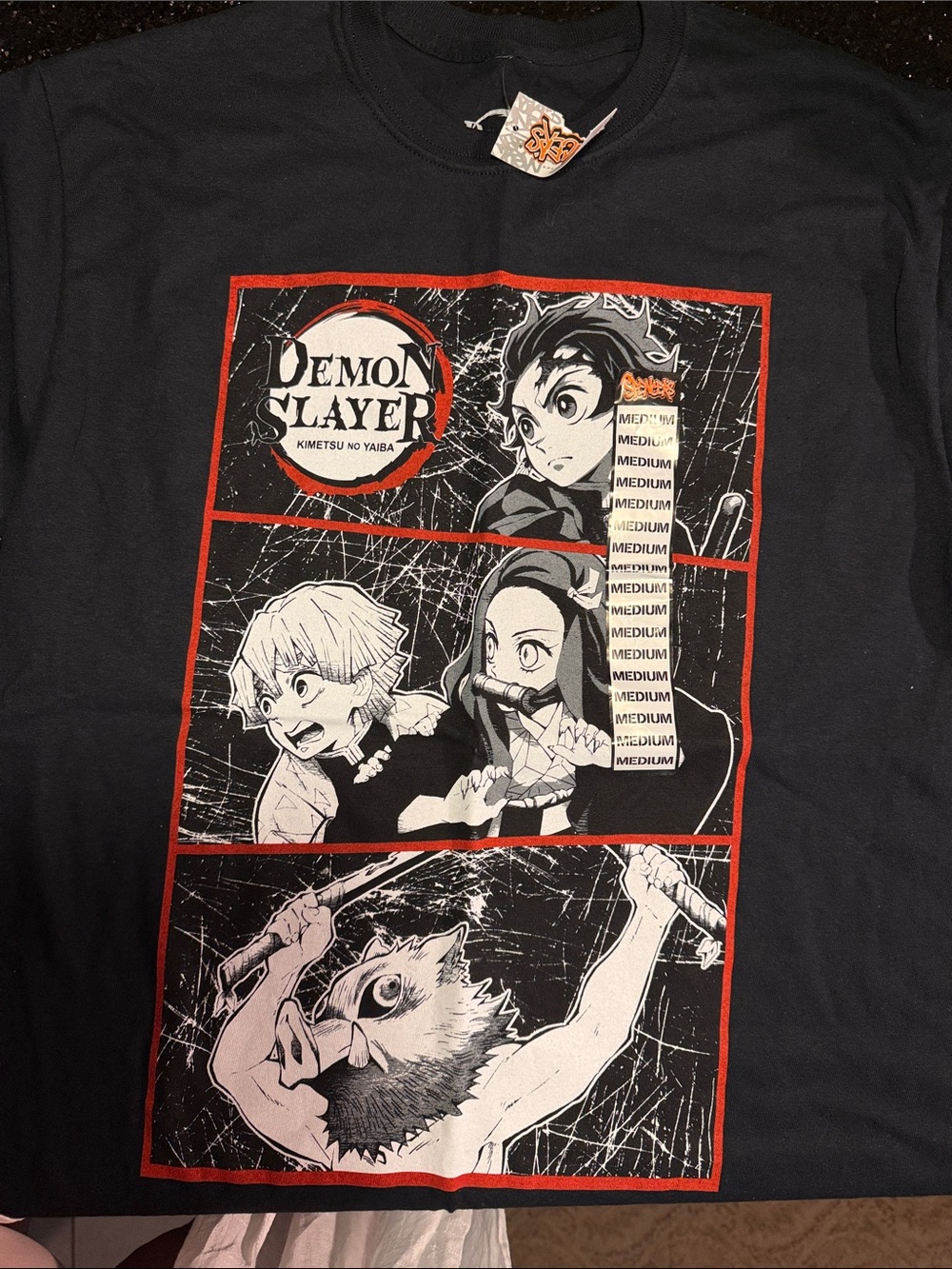 New with tags Graphic Tee in Black - Official Anime Design size Medium